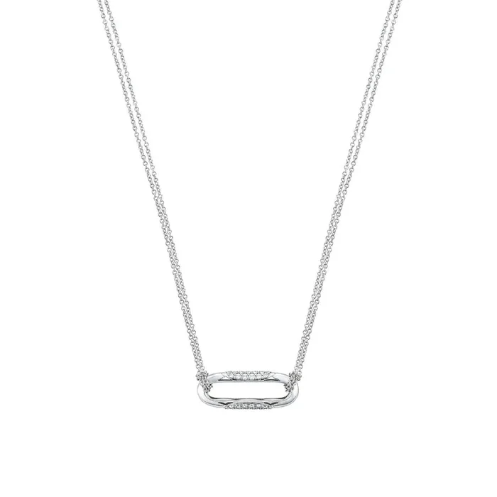 Tacori 18k Gold Crescent Eclipse High Polish Link Pendant