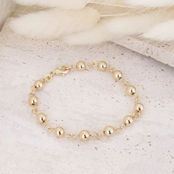 Tana bracelet ball chain gold-plated