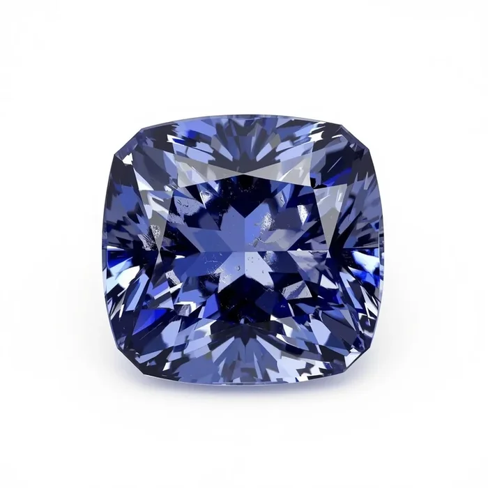 Tanzanite 1PC Chunky 16×16 MM Cushion Faceted Blue Pure Semi Precious Loose Gems