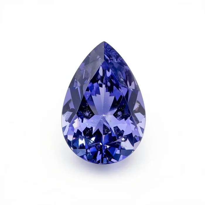 Tanzanite 1PC Large 10×14 MM Pear Faceted Blue Pure Semi Precious Loose Gemstones