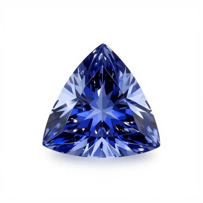 Tanzanite 1PC Large 11×11 MM Triangle Faceted Blue Fine Semi Precious Gems