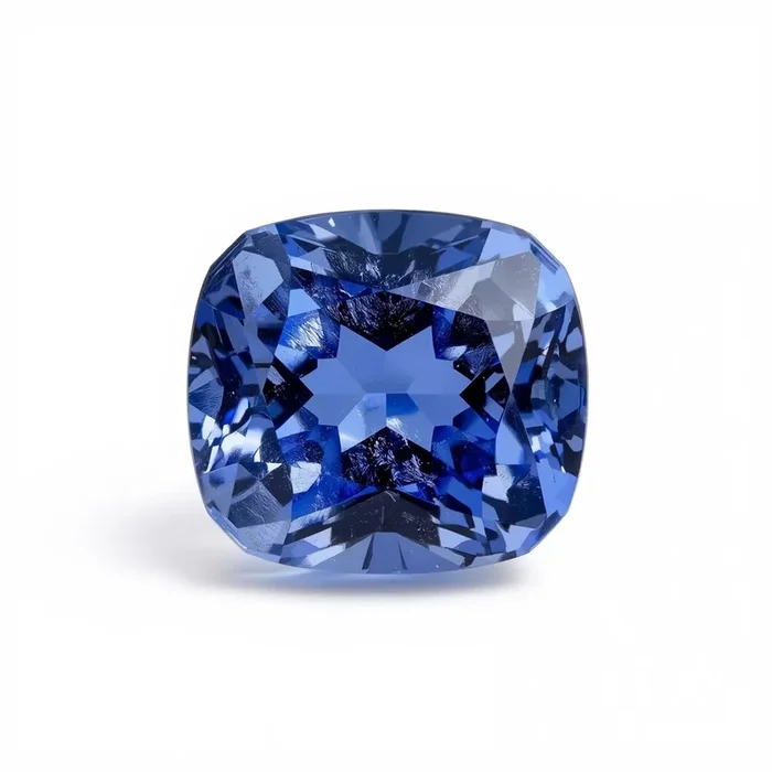 Tanzanite 1PC Medium 9×9 MM Cushion Faceted Blue Lustrous Semi Precious Loose Gemstone