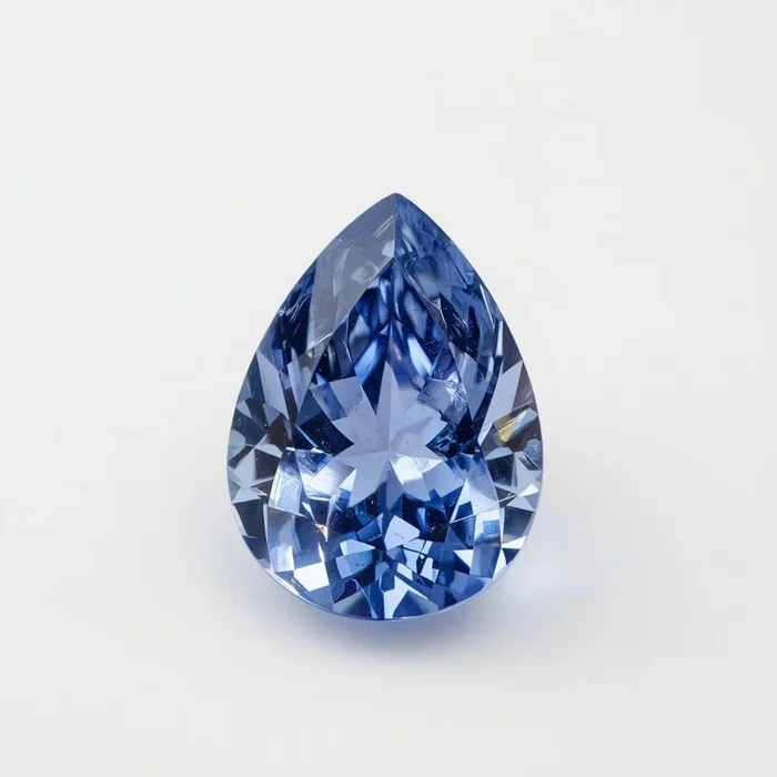 Tanzanite 1PC Small 6×9 MM Pear Faceted Blue Lustrous Semi Precious Gems