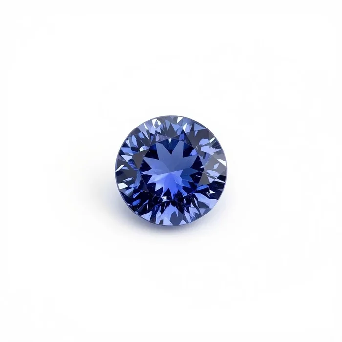 Tanzanite 1PC Tiny 5×5 MM Round Faceted Blue Sparkling Semi Precious Loose Gemstone