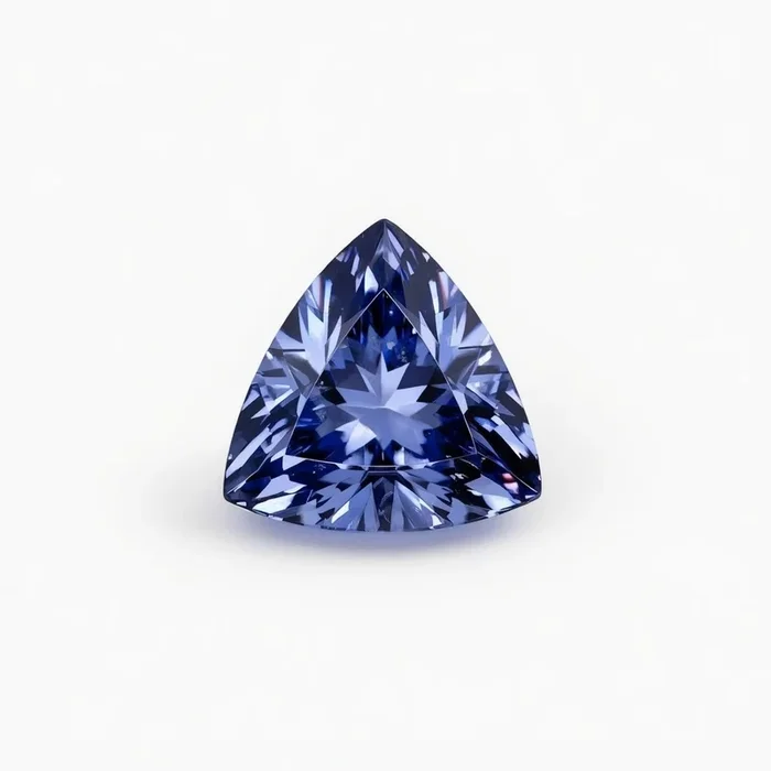 Tanzanite 1PC Tiny 5×5 MM Triangle Faceted Blue Sparkling Semi Precious Loose Gemstone