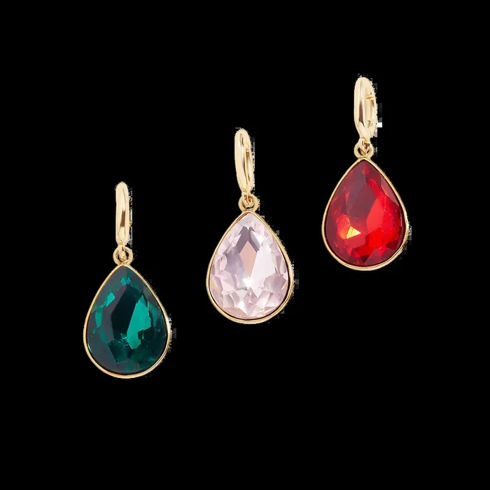 Teardrop Birthstone Charm