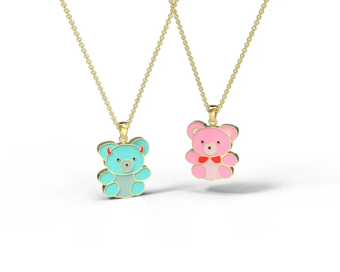 Teddy Bears – Double-Sided Pendant