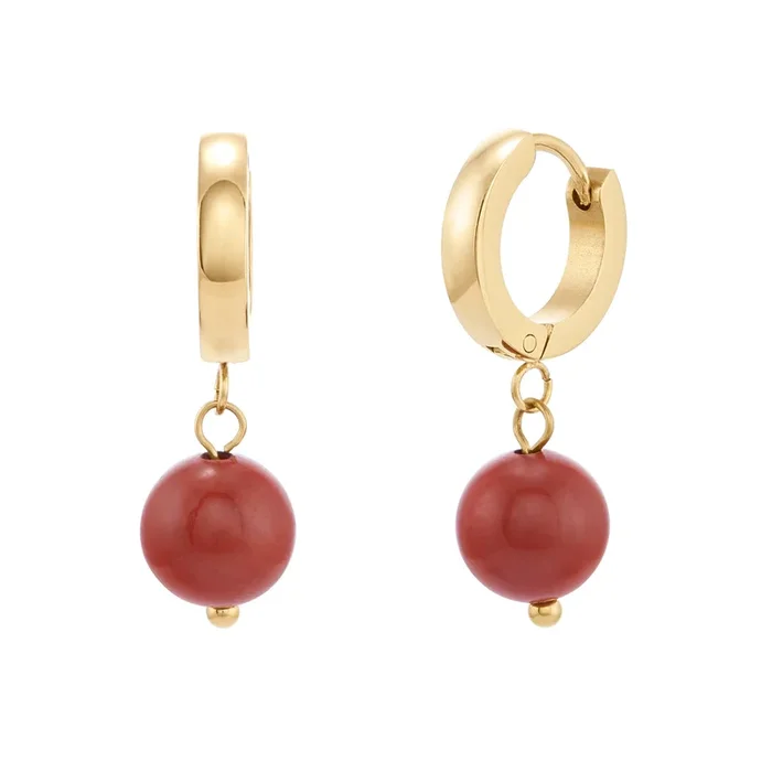 Terracotta Hoops – Gold