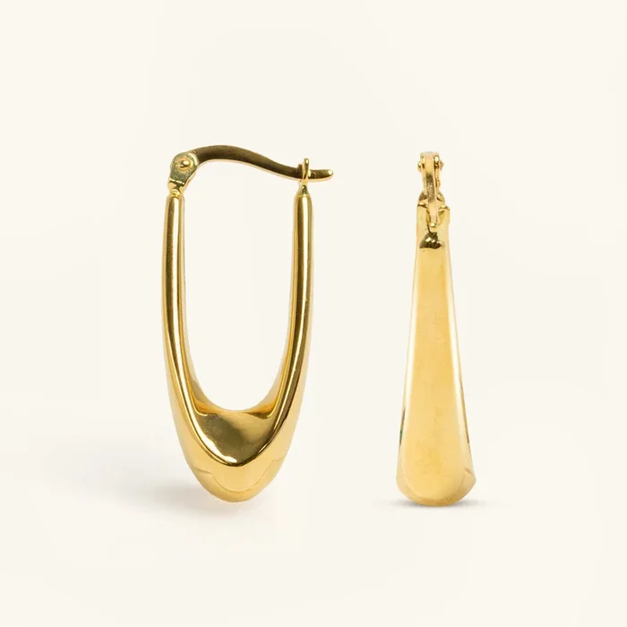 The Always U Gold Hoop