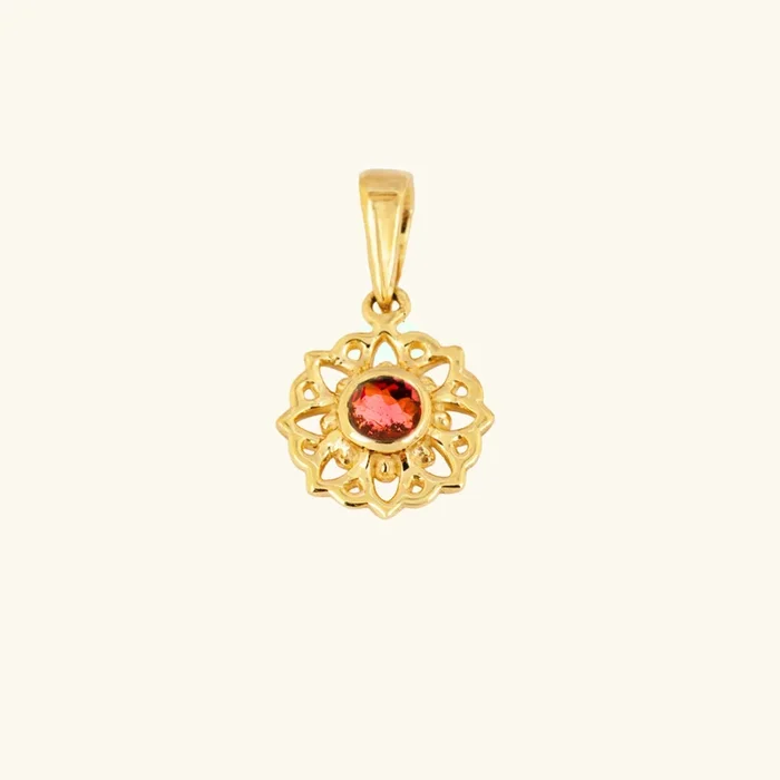 The Dahlia Ruby Pendant