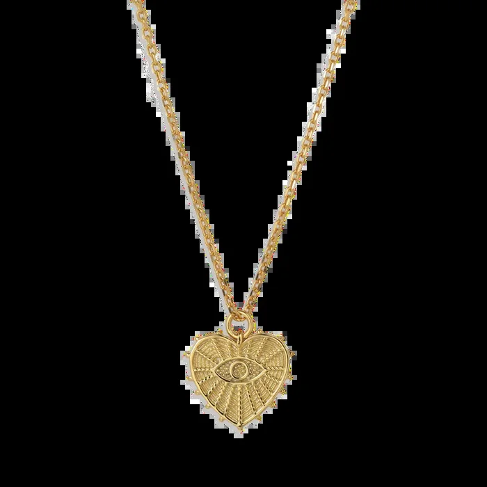 The Heart Sees All Pendant Necklace