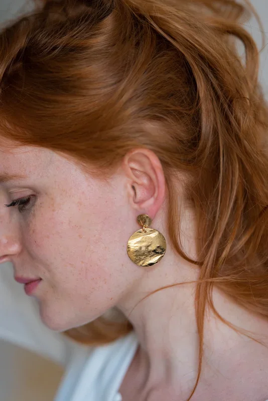 The Imperfect Round Earrings – Large Model