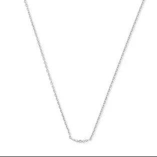 The Ulla 0.1ct tw Lab-Grown Diamond Necklace in Rhodium