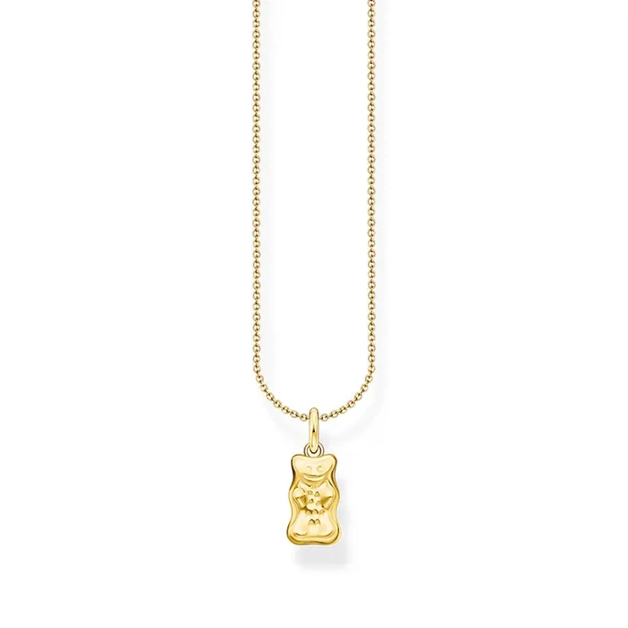 Thomas Sabo Haribo Yellow Gold-Plated Bear Necklace