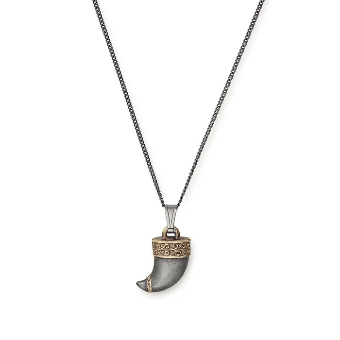 Tiger’s Claw Necklace, Two Tone