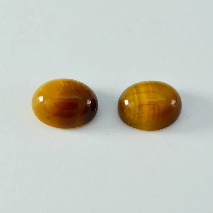 Tiger Eye 10PC Tiny 4×6 MM Oval Cabochon Brown Splendid semi Precious Gems