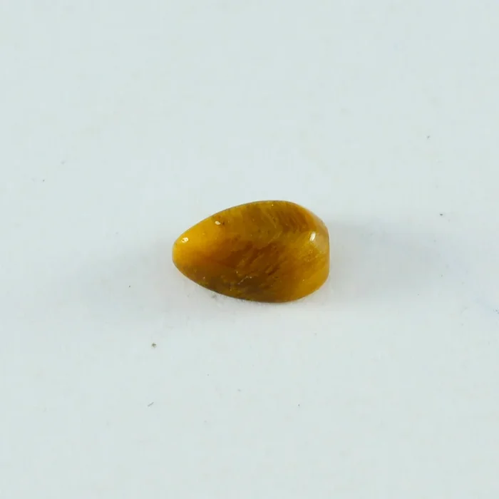 Tiger Eye 1PC Medium 8×10 MM Pear Cabochon Brown Brilliant semi Precious Precious Gemstone