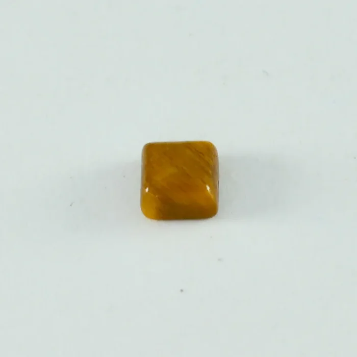 Tiger Eye 1PC Small 8×8 MM Square Cabochon Brown Genuine semi Precious Loose Gemstones