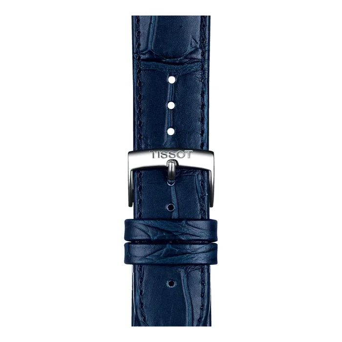 Tissot blue calf leather bracelet 20 mm T852.041.534 – Lepage