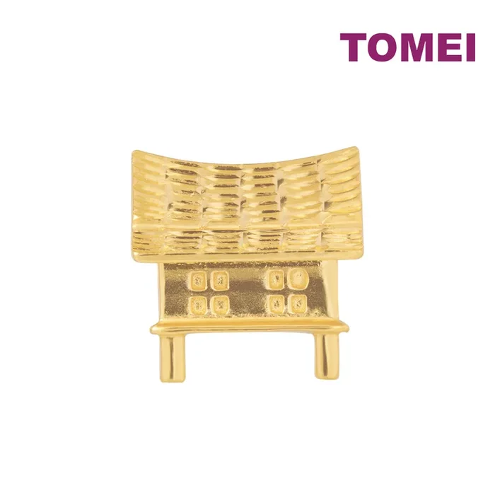 TOMEI Chomel Collection Balik Kampung Charm, Yellow Gold 916