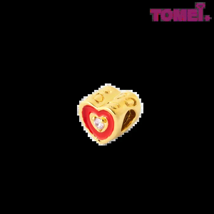 TOMEI Chomel Collection Stolen Heart Charm | TOMEI Chomel Collection Yellow Gold 916 (22K)
