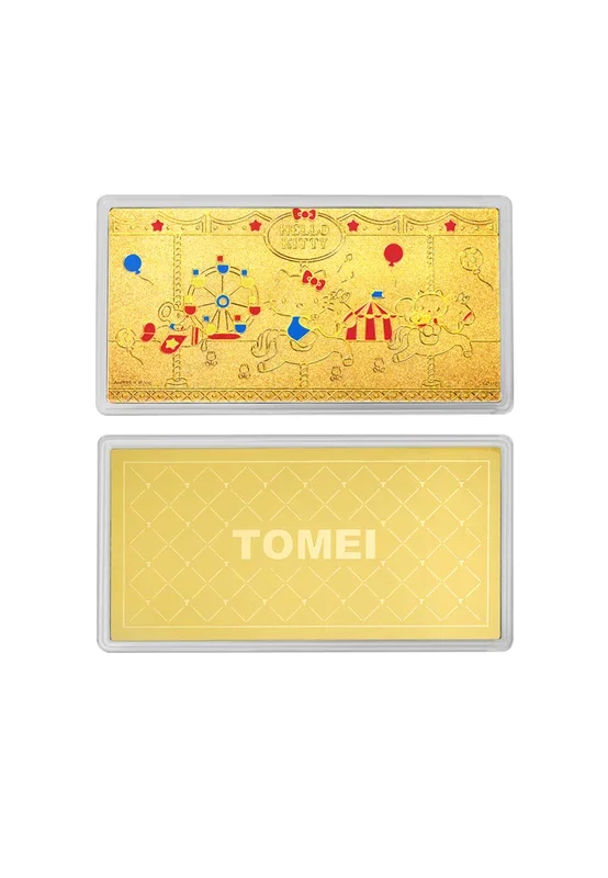 TOMEI X SANRIO Hello Kitty Gold Wafer 0.5G, Yellow Gold 9999