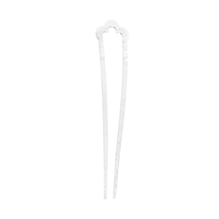 Trefoil Hair Pin in Silver – Large