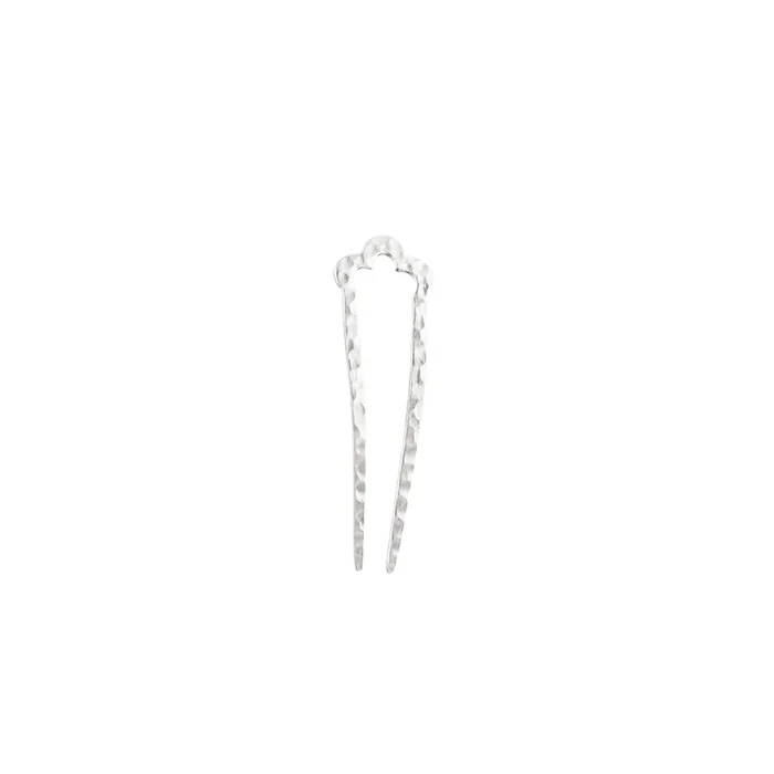 Trefoil Hair Pin in Silver – Small