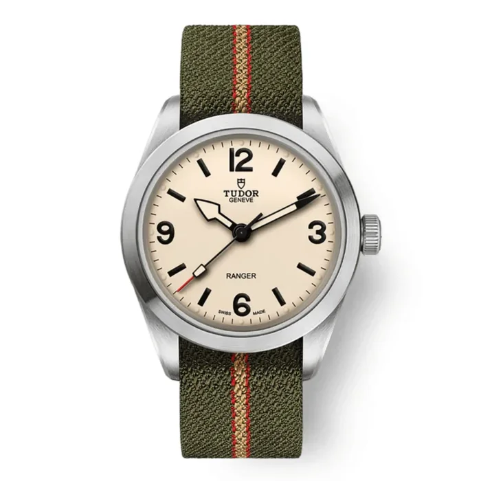 Tudor Ranger “Dune White” fabric 39 mm M79950-0011 – Lepage