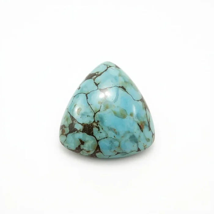 Turquoise 10PC Tiny 4×4 MM Triangle Cabochon Blue Genuine semi Precious Precious Gemstone