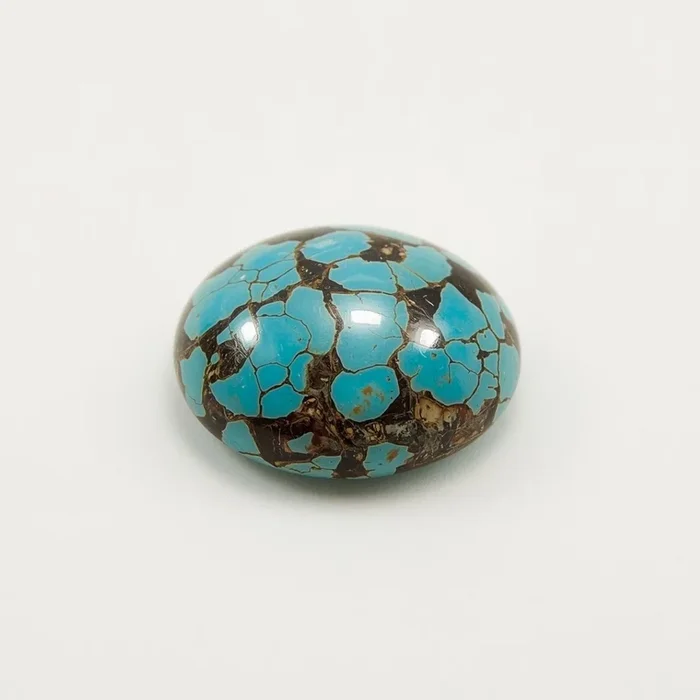 Turquoise 10PC Tiny 4×6 MM Oval Cabochon Blue Brilliant semi Precious Precious Gemstone