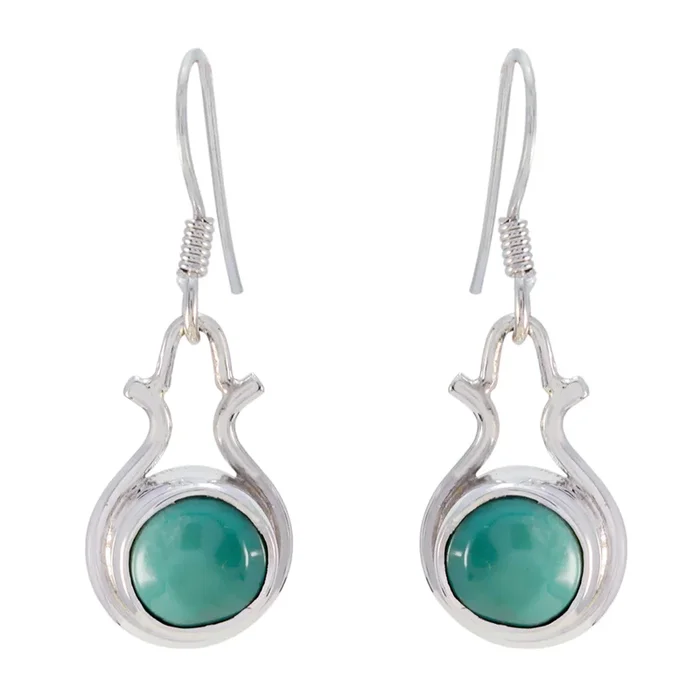Turquoise Spanish Isabel multiple Dangle Blue 925 Silver Earring