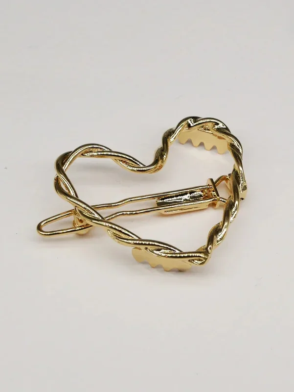 Twisted heart hair clip – Valentine