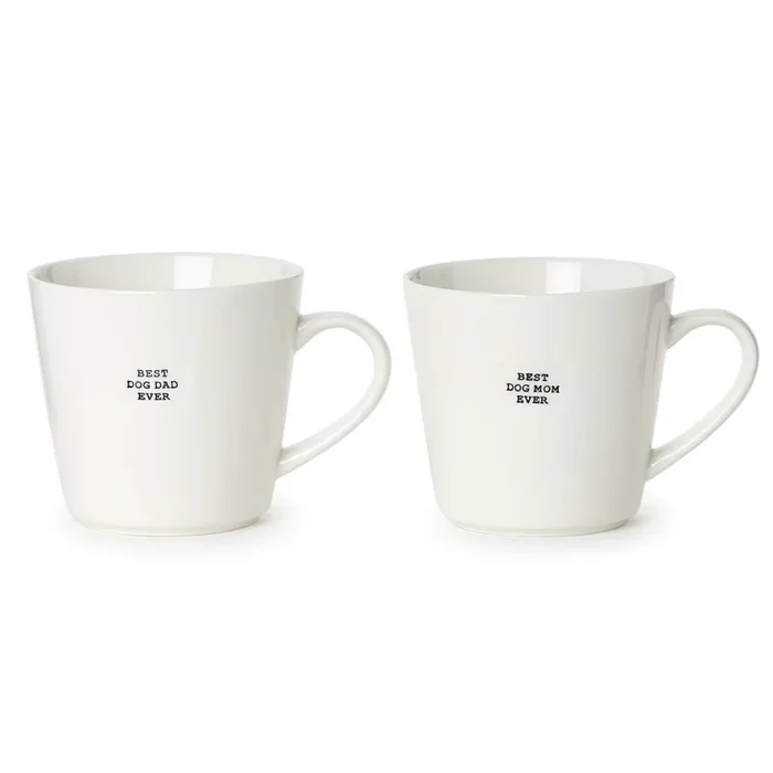 Two’s Company Best Dog Mom & Best Dog Dad Ever Mug