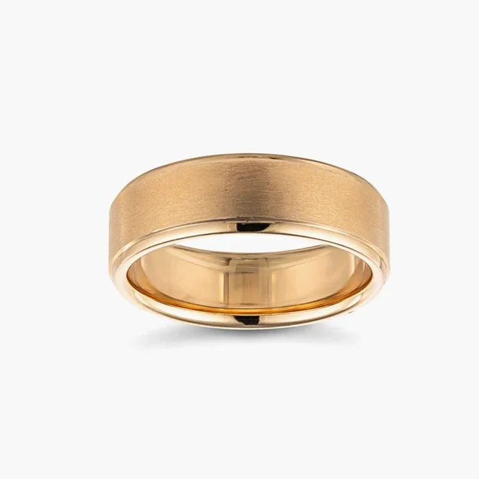 Tyler 6.00mm Step Edge Plain Metal Band