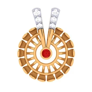 Upscale Gold Pendant