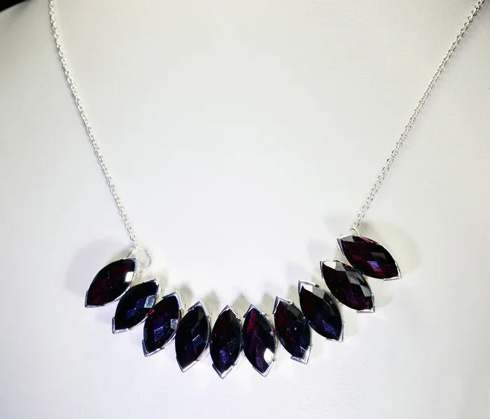 usually 925 Solid Sterling Silver ideal Natural Red Necklace gift UK