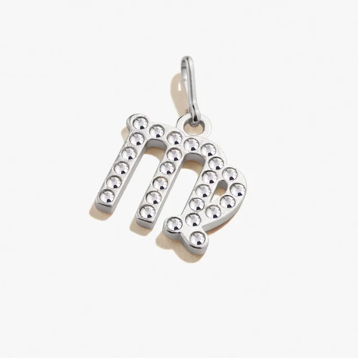 Virgo Zodiac Pavé Crystal Charm