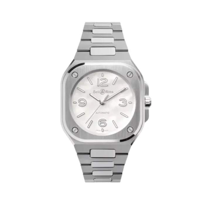 Watch Bell & Ross BR 05 Mother of Pearl Steel Automatic White Mother of Pearl Dial Steel Strap 36 mm – Lepage