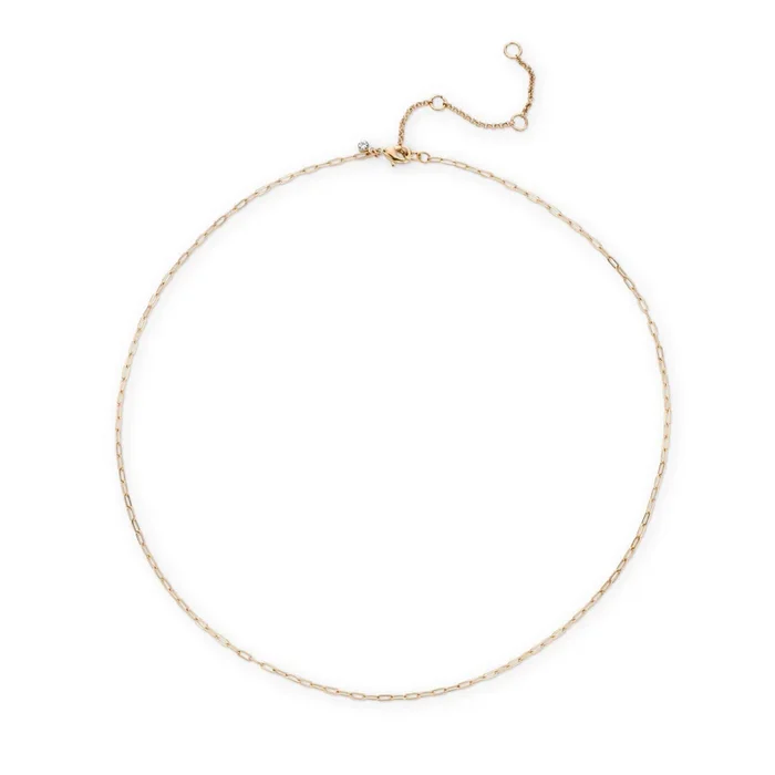 Water Resistant Paperclip Chain Necklace