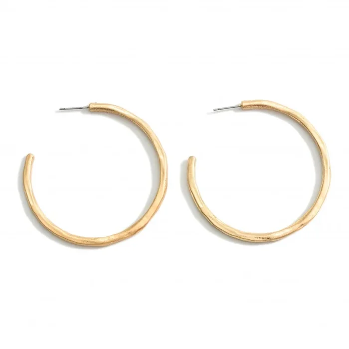 Weekend Gold Hoops