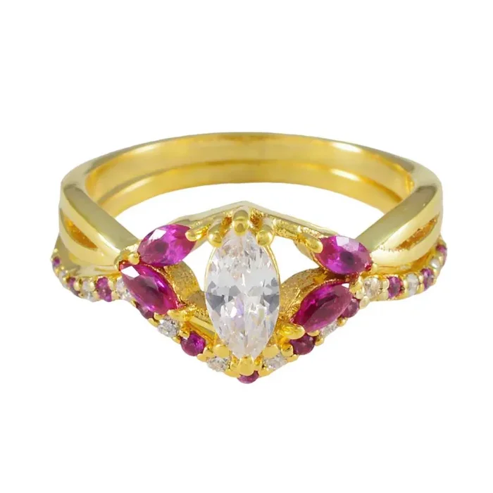 White CZ Halo Korean Sterling Silver White Gemstone Whisper-thin wedding Ring Jewelry