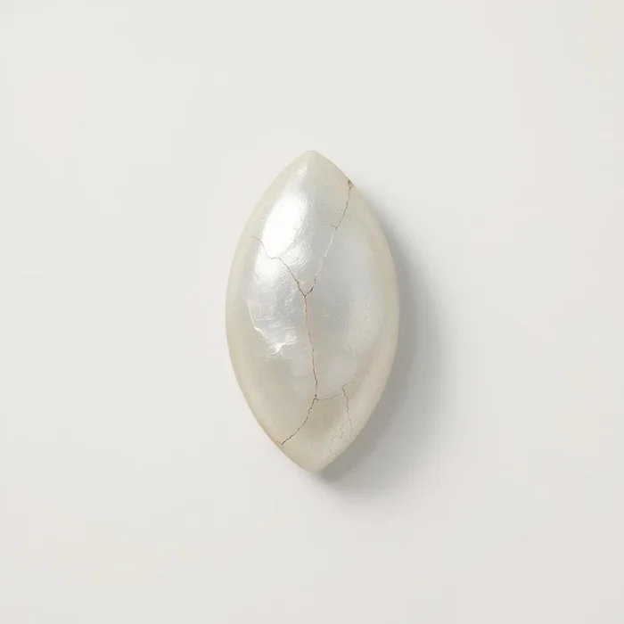White Pearl 10PC Tiny 4×8 MM Marquise Cabochon White Natural Precious Loose Gemstone