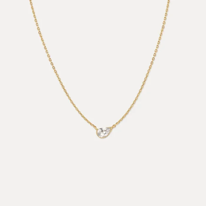 White Sapphire Zephyr Necklace