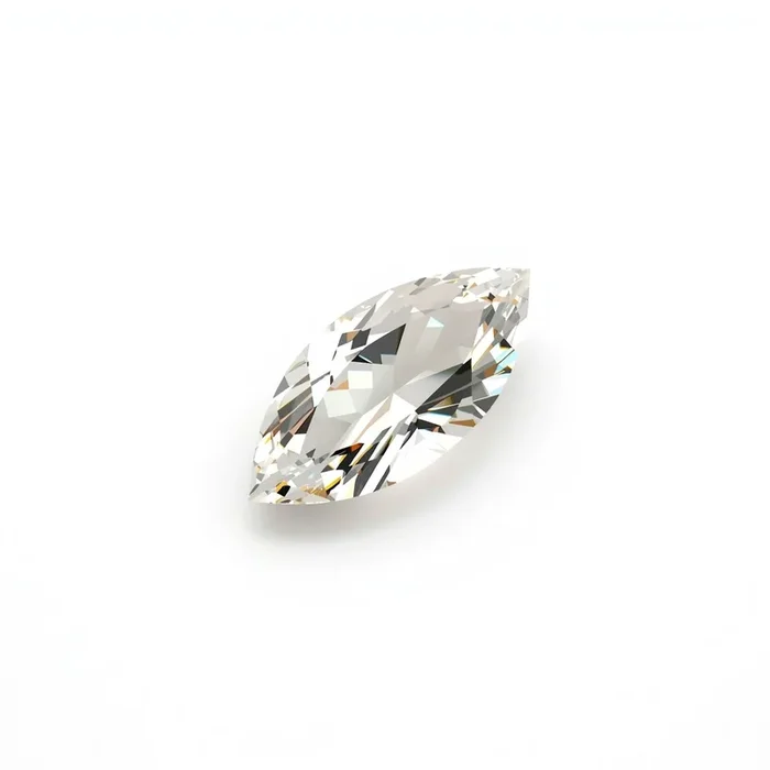 White Topaz 10PC Tiny 2.5×5 MM Marquise Faceted White Sparkling Semi Precious Loose Gemstone