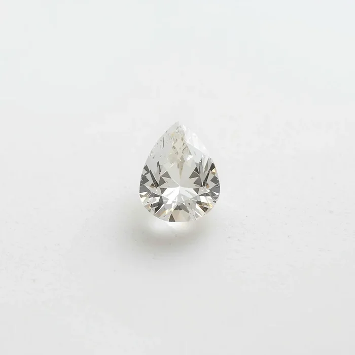 White Topaz 1PC Tiny 3×5 MM Pear Faceted White Polished Semi Precious Loose Gemstones