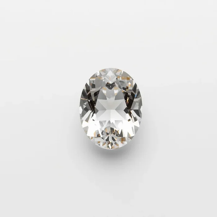 White Topaz 1PC Tiny 5×7 MM Oval Faceted White High-Quality Semi Precious Loose Gemstones