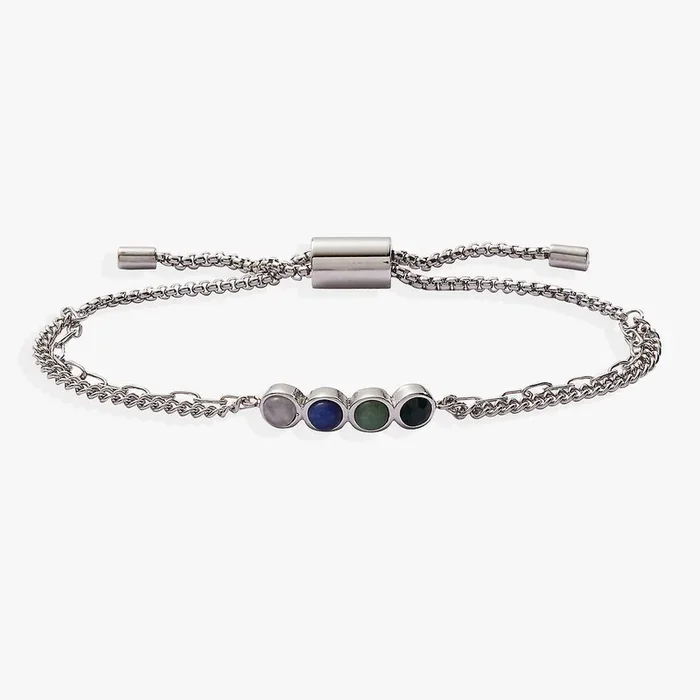 Wife Hidden Message Acrostic Bolo Bracelet