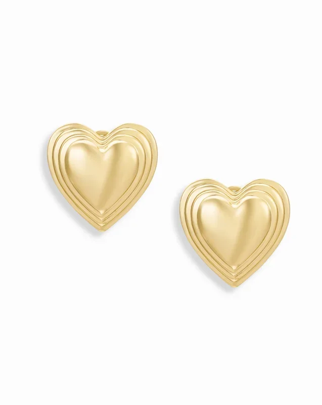 Willa Heart Statement Studs