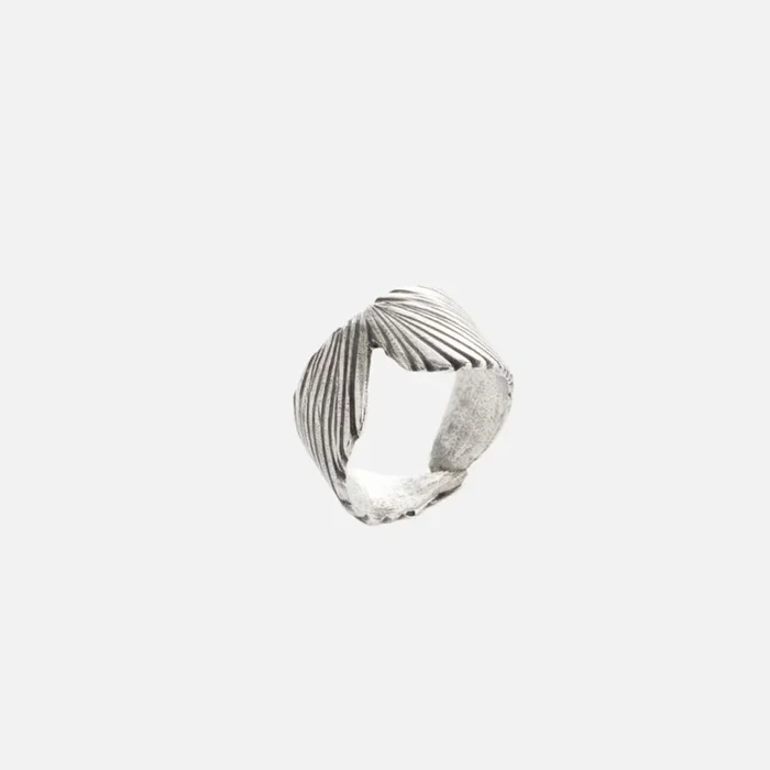 Wing Wrap Ring, Silver